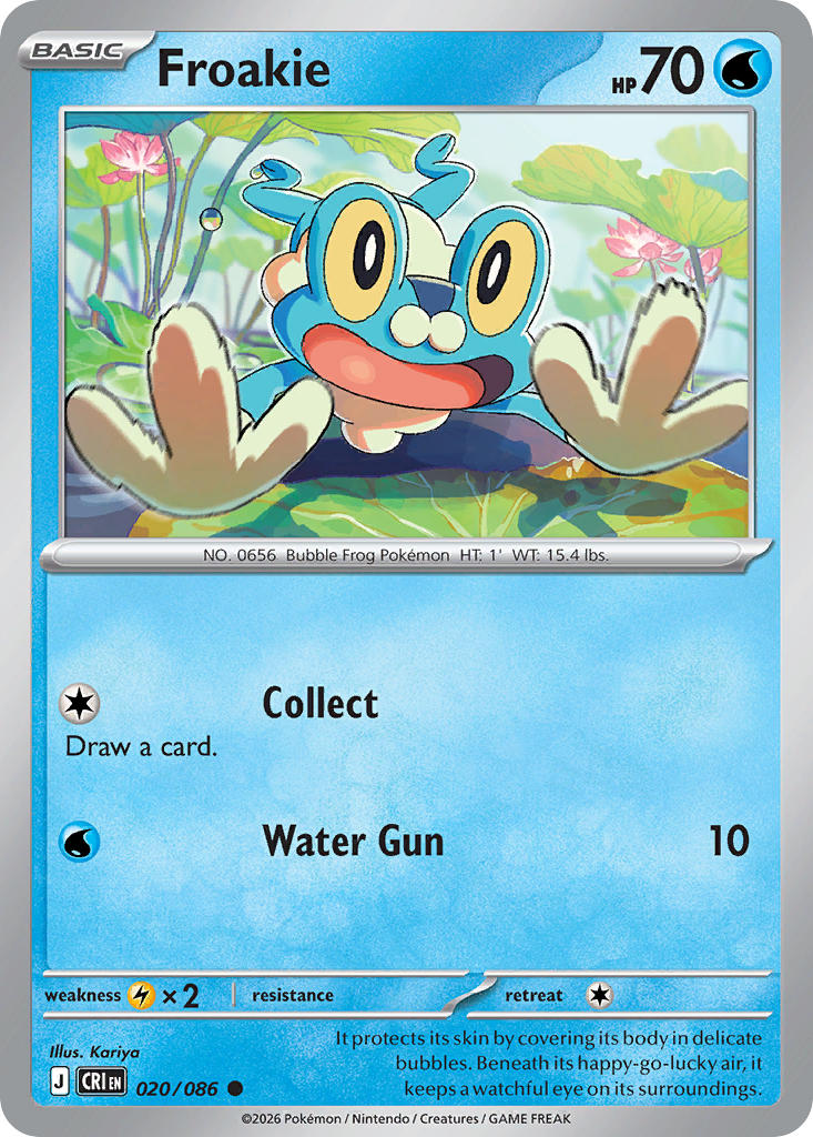 Froakie - 020/086 (CRI) Common