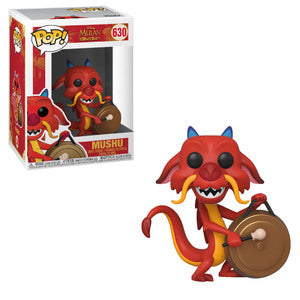 POP Figure: Disney Mulan #0630 - Mushu with Gong