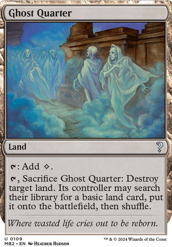 Ghost Quarter [#0109 White-Border] (MB2-U)