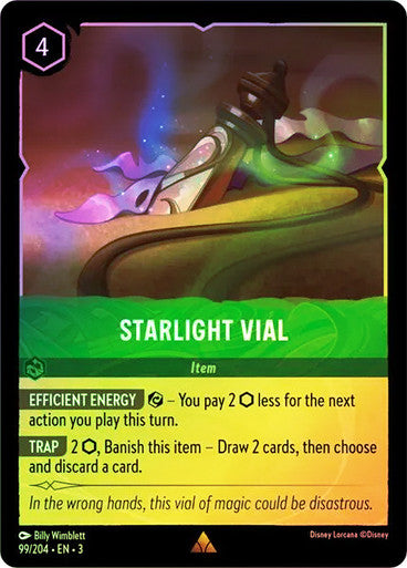 Starlight Vial (Into the Inklands 099/204) Rare - Near Mint Cold Foil