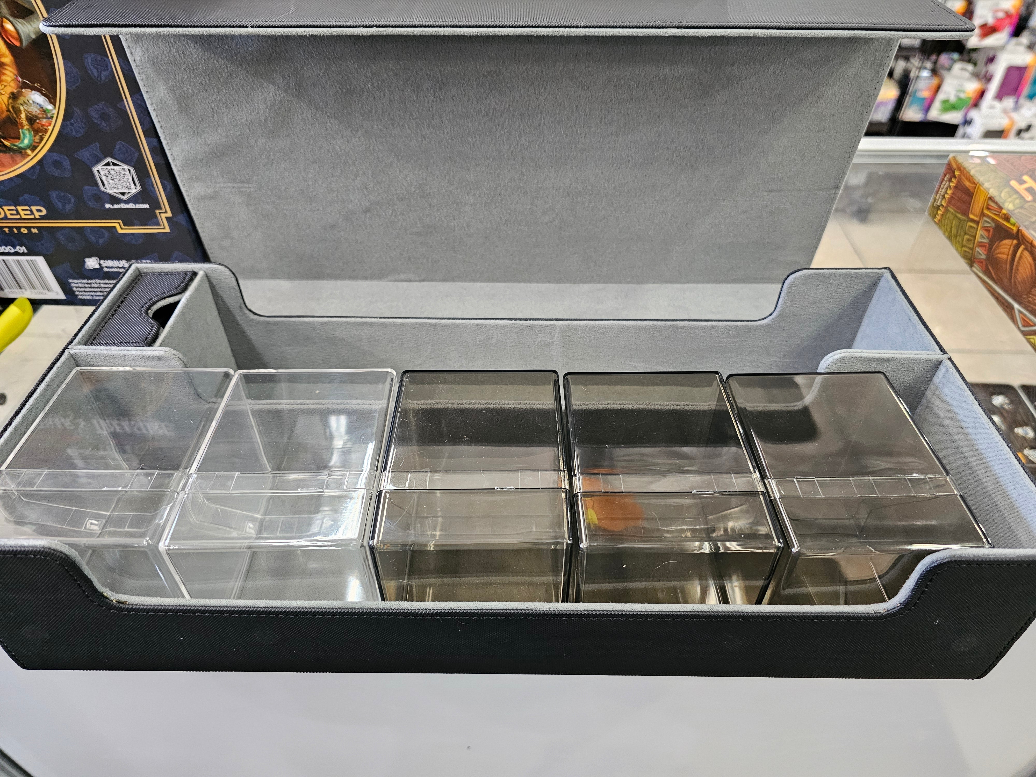 Large Deck Box with 5 Inner Deck Boxes -Black (USED)