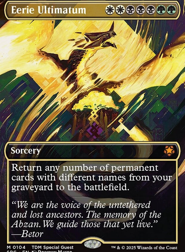 Eerie Ultimatum  [ #0104 Borderless ] (SPG-M)