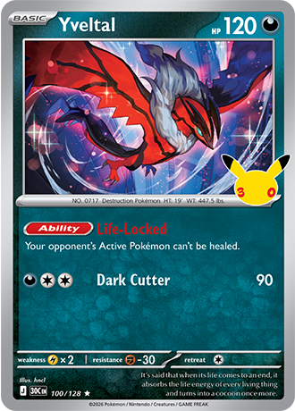 Yveltal - 100/128 (30C) Rare