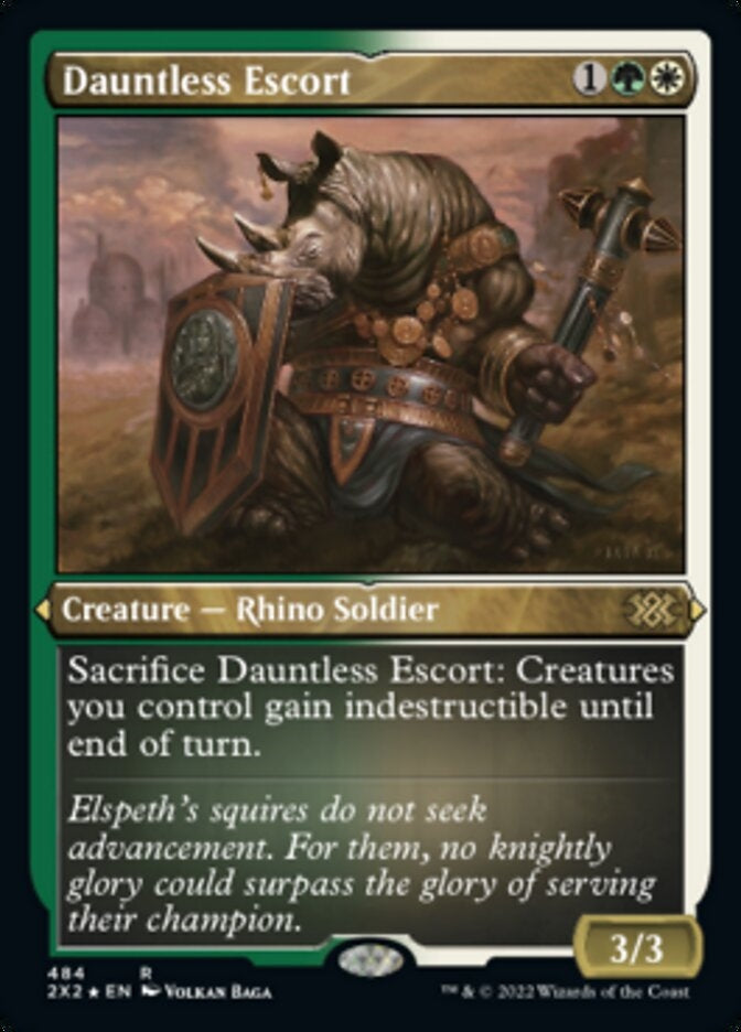 Dauntless Escort [#484 Etched Foil] (2X2-R)