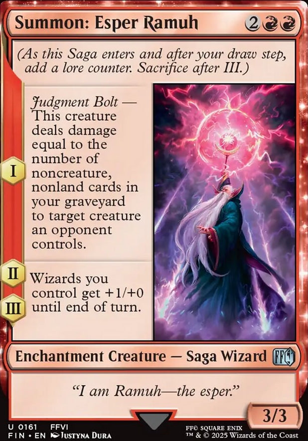 Summon: Esper Ramuh [ #0161 ] (FIN-U)