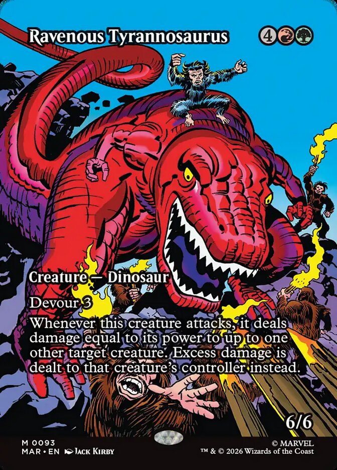 Ravenous Tyrannosaurus [ #0093 Borderless ] (MAR-M)
