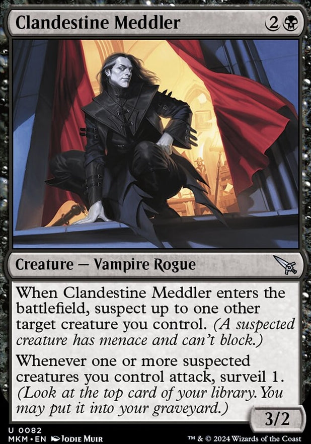 Clandestine Meddler [#0082-Red] (MKM-U-FOIL)
