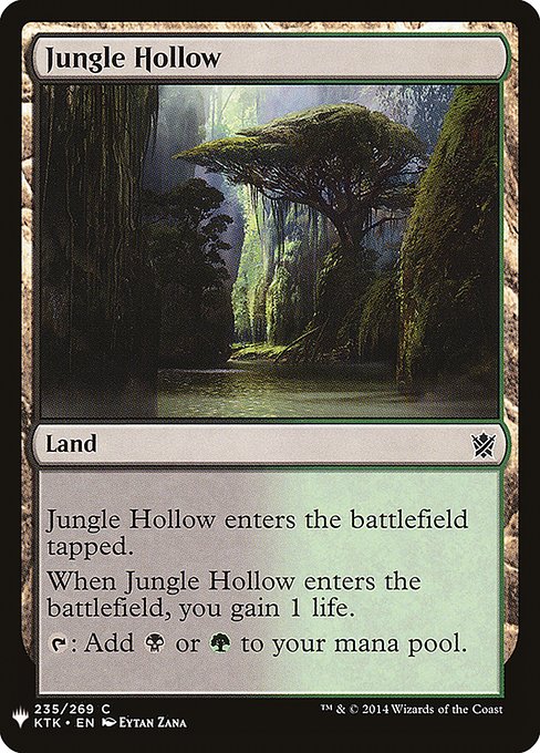 Jungle Hollow [Mystery Booster #1676] (KTK-C)