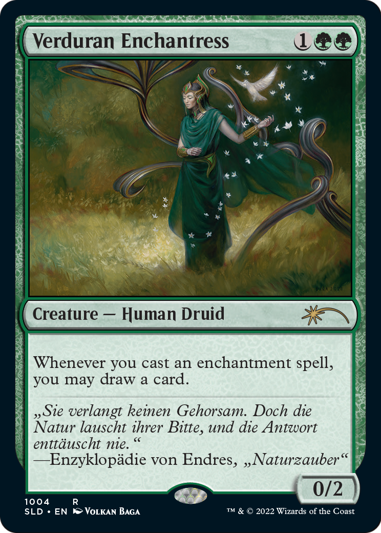 Verduran Enchantress [#1004] (SLD-M)