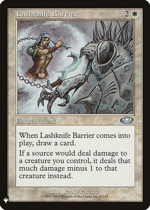 Lashknife Barrier [Mystery Booster #0157] (PLS-U)