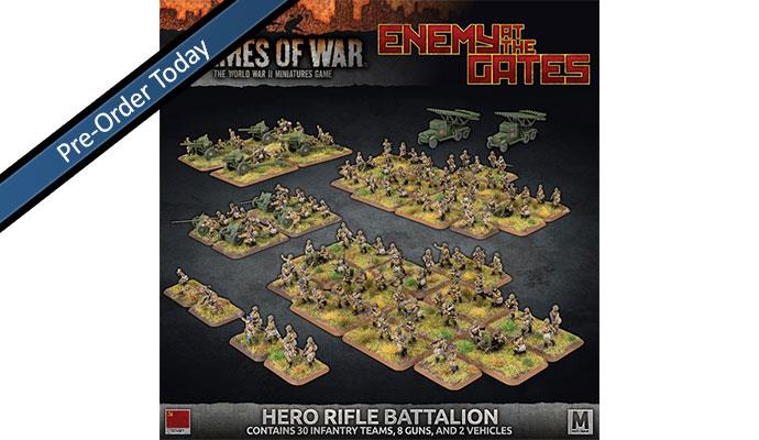 Flames of War: WWII: Soviet (SUAB14) - Enemy at the Gates: Hero Rifle Battalion