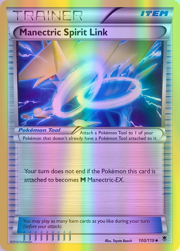 Manectric Spirit Link - 100/119 (PHF) Uncommon - Near Mint Reverse Holofoil