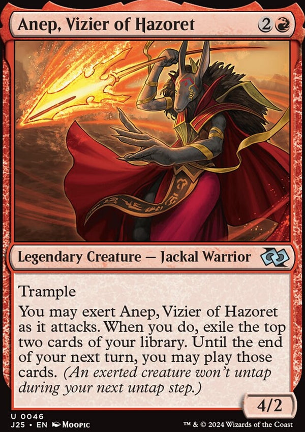 Anep, Vizier of Hazoret [#0046 Guest Artists] (J25-U)