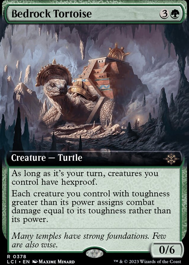 Bedrock Tortoise [#0378 Extended Art] (LCI-R)