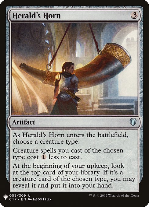 Herald's Horn [Mystery Booster #1593] (C17-U)