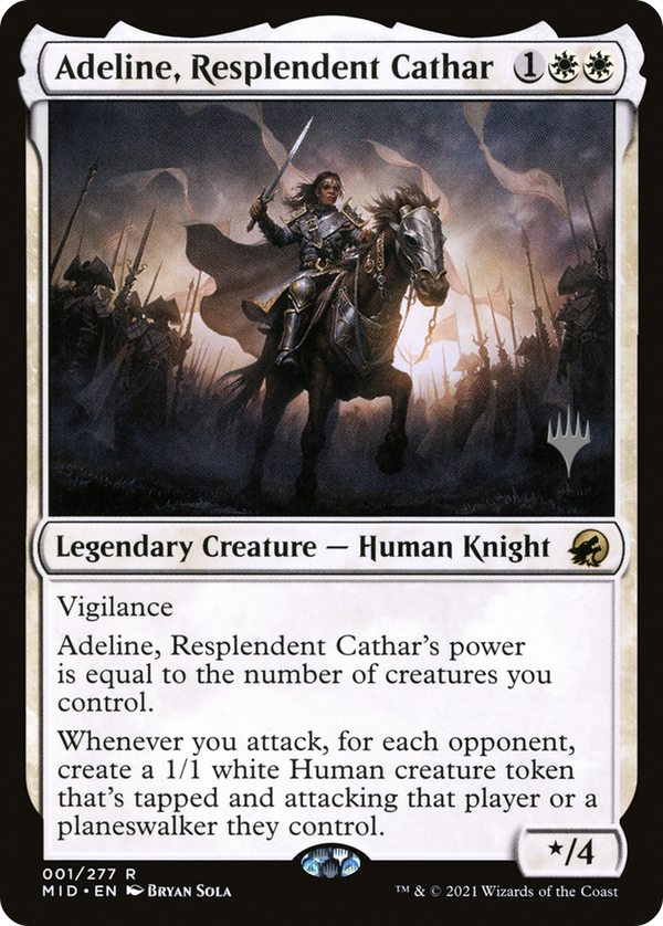 Adeline, Resplendent Cathar (MID-R-PP-FOIL)