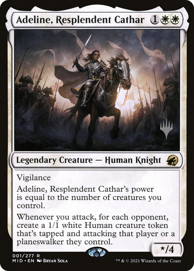 Adeline, Resplendent Cathar (MID-R-PP-FOIL)