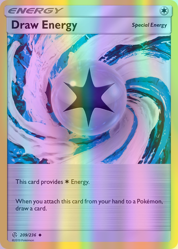 Draw Energy - 209/236 (CEC) Uncommon - Near Mint Reverse Holofoil