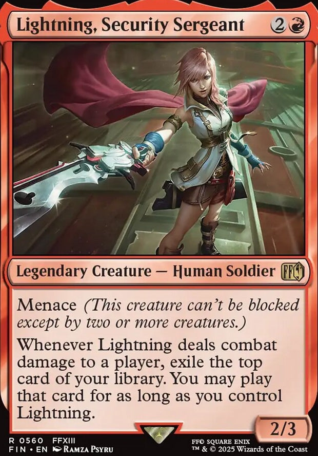 Lightning, Security Sergeant [ #0560 Starter Kit ] (FIN-R)