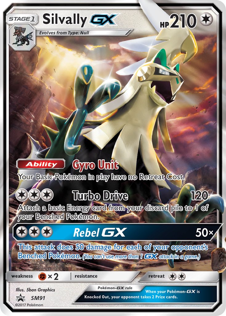 Silvally GX - SM91 (SM:PR) Promo - Near Mint Holofoil