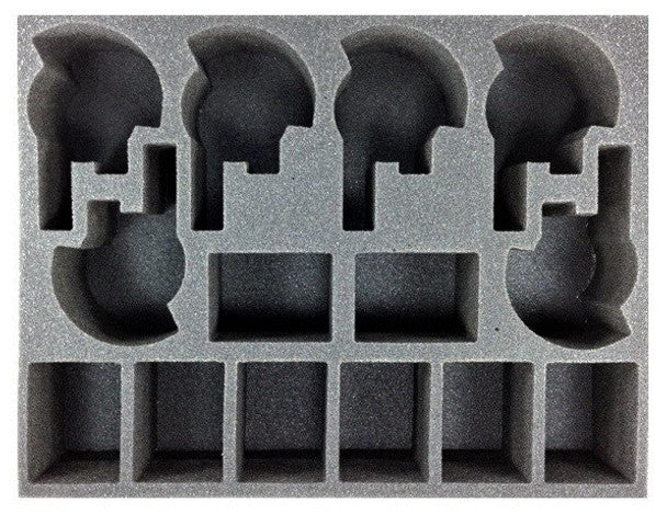 Battle Foam: (Tau) 6 New Broadside 8 Crisis Suit Foam Tray (BFL-3)