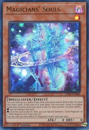 Magicians' Souls (LDS3-EN088) Ultra Rare - Near Mint 1st Edition
