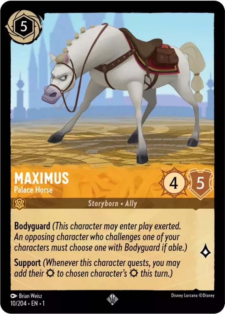 Maximus - Palace Horse (The First Chapter 10/204) Super Rare - Near Mint