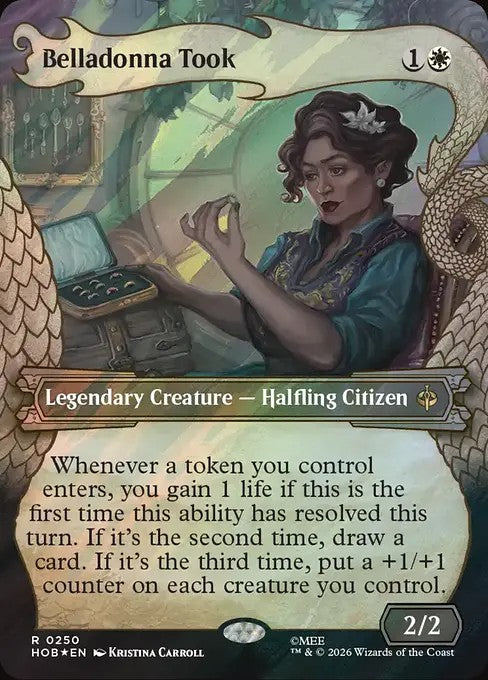 Belladonna Took [ #0250 Showcase Dragon Hoard Frame Surge Foil ] (HOB-R)