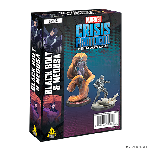 Marvel: Crisis Protocol (CP34) - Character Pack: Black Bolt & Medusa