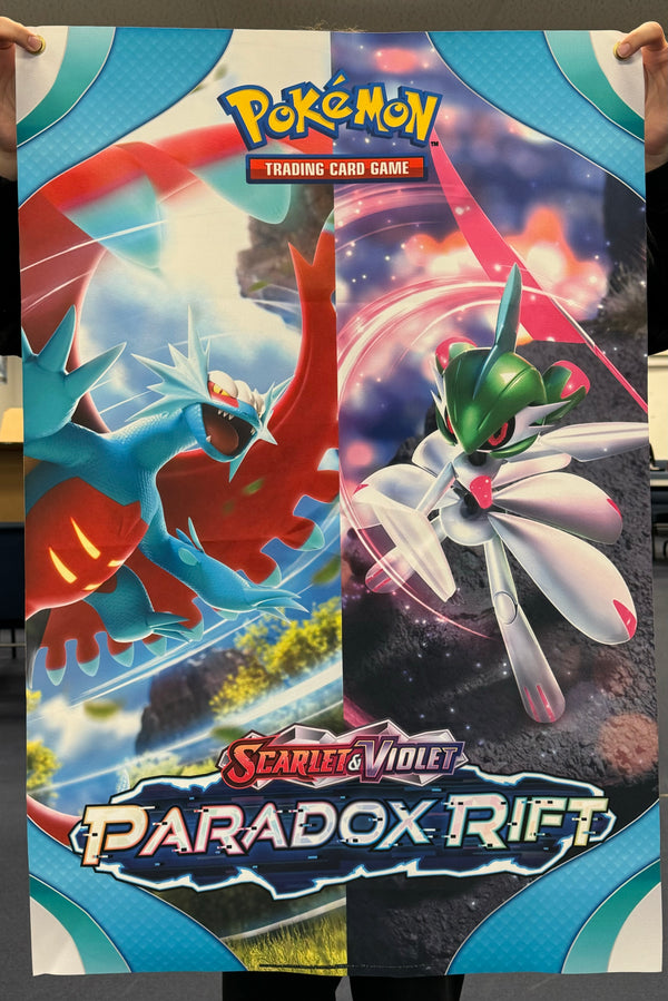 Helene Charity Raffle: Pokemon Promotional Paradox Rift - 2ft x 3ft Cloth Banner ($100 Value)