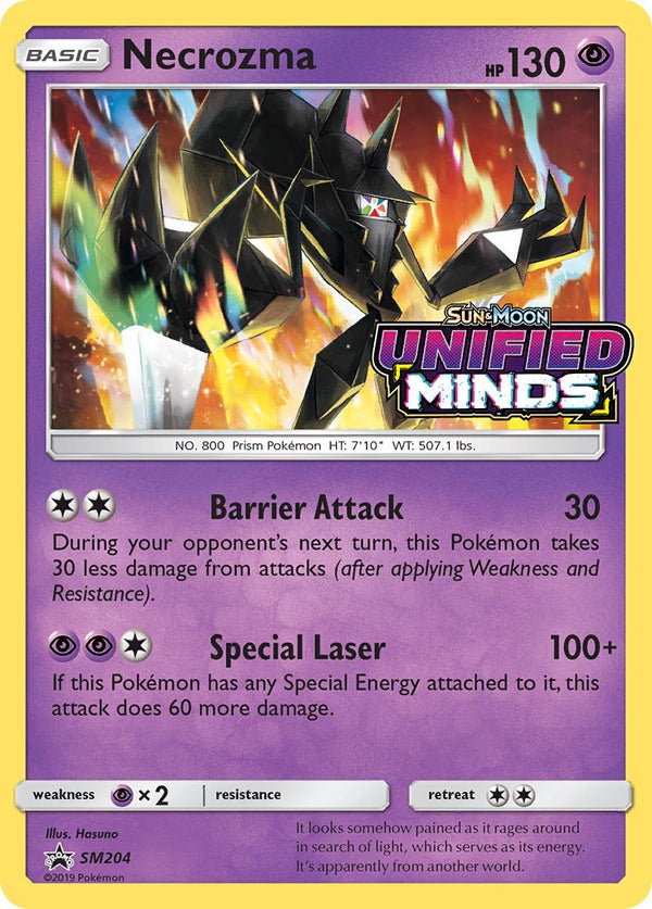 Necrozma (Prerelease) - SM204 (SM:PR) Promo - Near Mint Holofoil