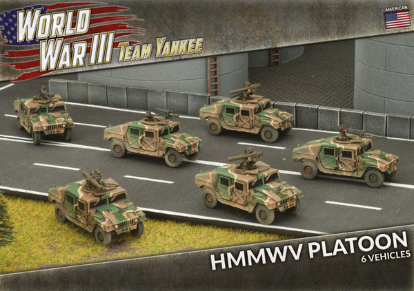 Flames of War: Team Yankee WW3: USA (TUBX14) - HMMWV Platoon (Plastic)