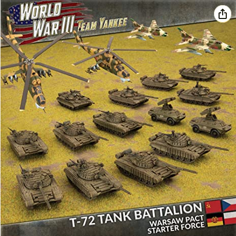 Flames of War: Team Yankee WW3: Warsaw Pact (TWPAB01) - Starter Force: T-72 Tank Battalion