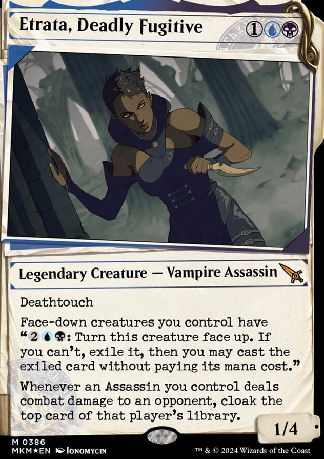 Etrata, Deadly Fugitive [#0386 Invisible Ink Showcase] (MKM-M-FOIL)