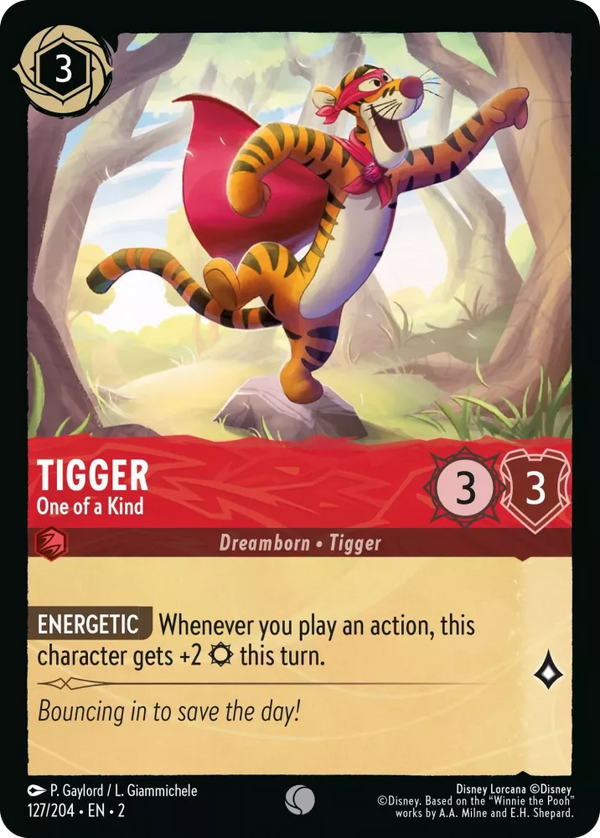 Tigger - One of a Kind (Rise of the Floodborn 127/204) Common - Near Mint