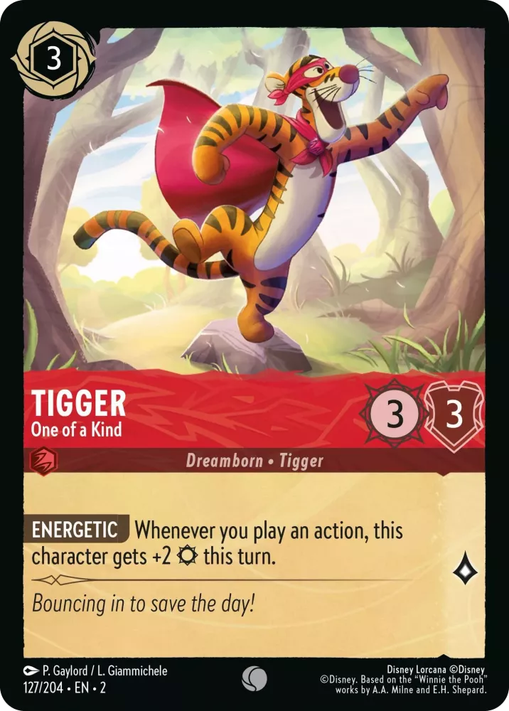 Tigger - One of a Kind (Rise of the Floodborn 127/204) Common - Near Mint