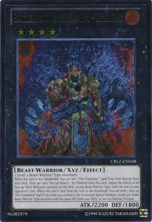 Brotherhood of the Fire Fist - Tiger King (CBLZ-EN048) Ultimate Rare - Near Mint Unlimited