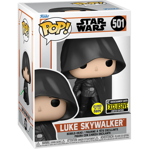 POP Figure: Star Wars The Mandalorian #0501 - Luke (Glow) (EE)