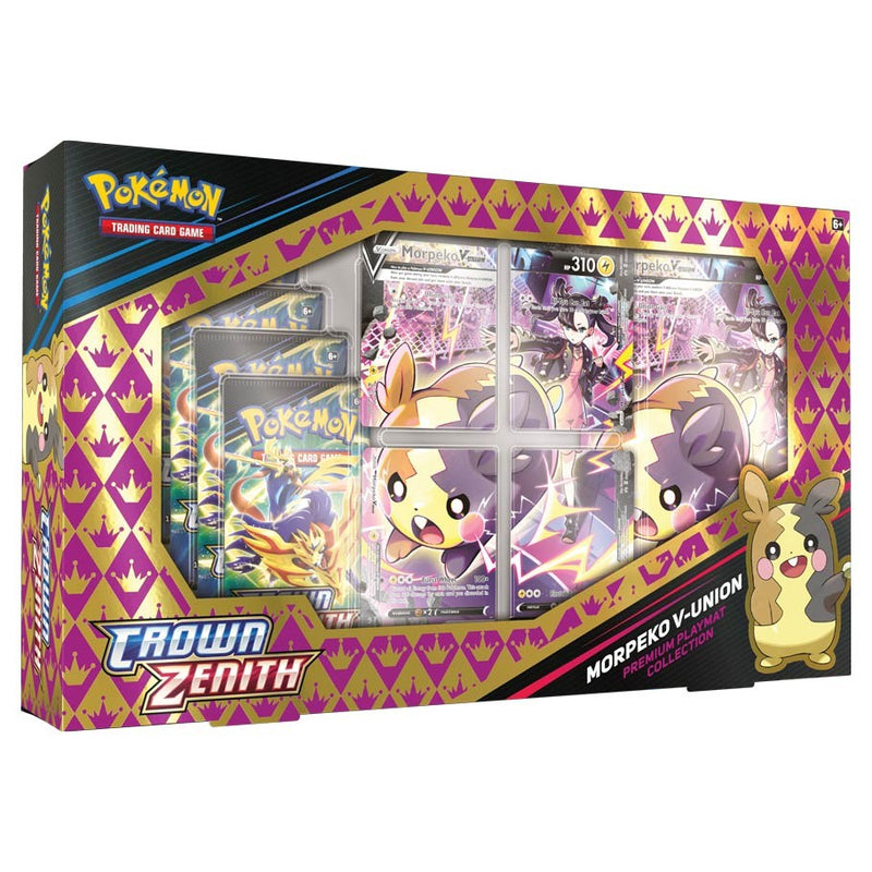 Pokemon TCG: Crown Zenith - Premium Playmat Collection: Morpeko V-Union