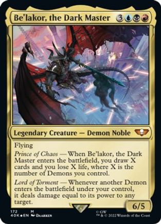 Be'lakor, the Dark Master [#172] (40K-M-FOIL)