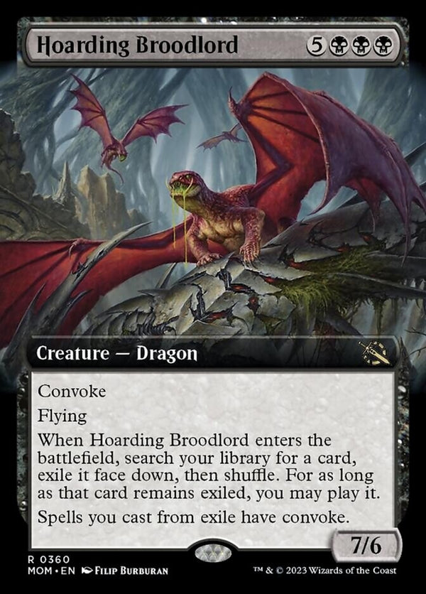 Hoarding Broodlord [#0360 Extended Art] (MOM-R)