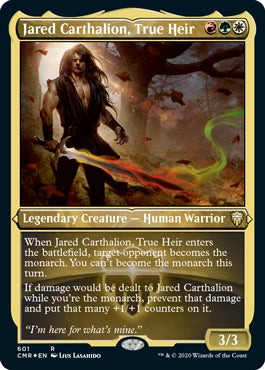 Jared Carthalion, True Heir [#601 Etched Foil] (CMR-R)