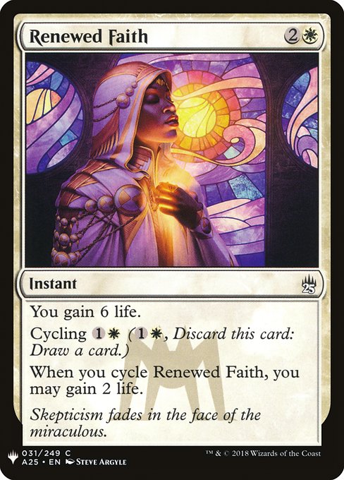 Renewed Faith [Mystery Booster #0208] (A25-C)