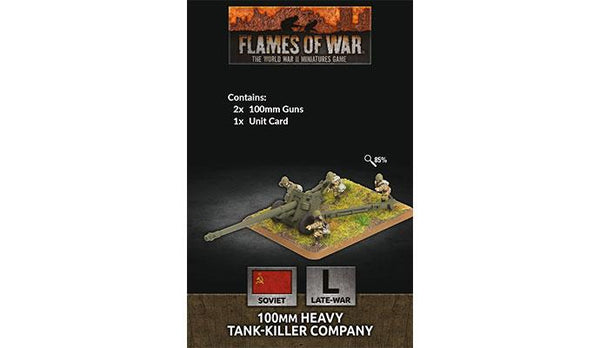 Flames of War: WWII: Soviet (SU521) - 100mm Heavy Tank-Killer Company x2 (Late)