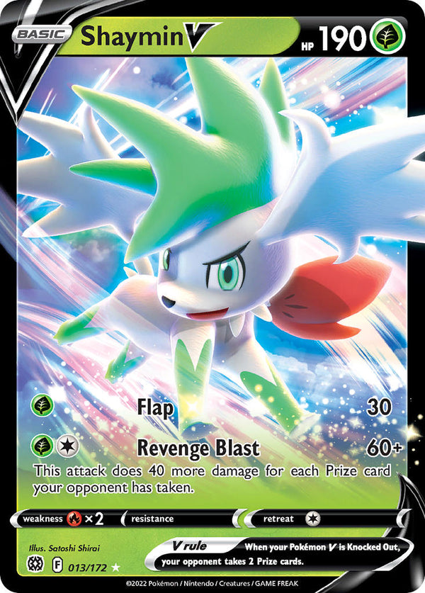 Shaymin V - 013/172 (SWSH09) Ultra Rare - Near Mint Holofoil