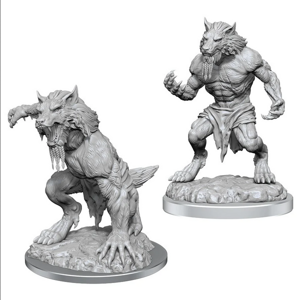 Critical Role: Unpainted Miniatures - Fey Werewolves W3