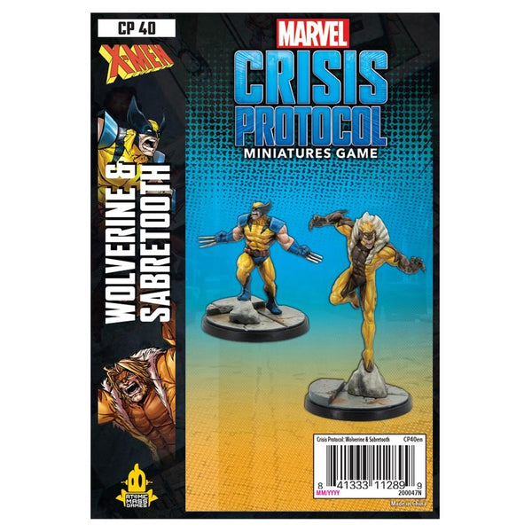 Marvel: Crisis Protocol (CP40) - Character Pack: Wolverine & Sabertooth