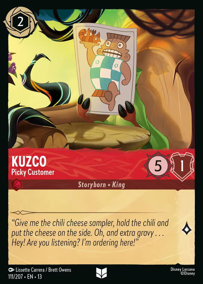 Kuzco - Picky Customer (111/204 - Attack of the Vine!) Uncommon
