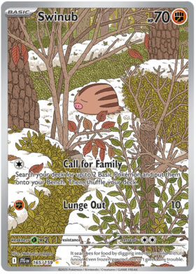 Swinub - 165/159 (JTG) Illustration Rare