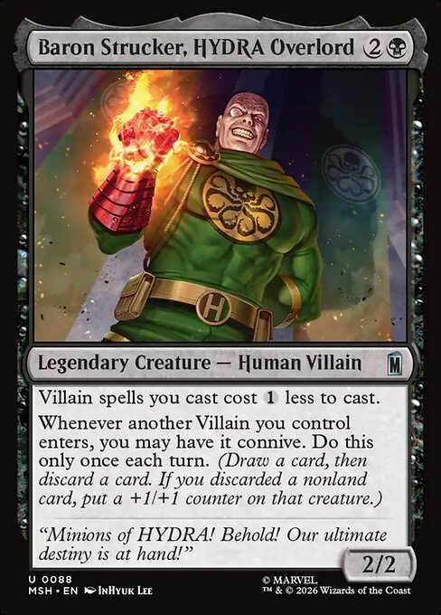 Baron Strucker, HYDRA Overlord [ #0088 ] (MSH-U)